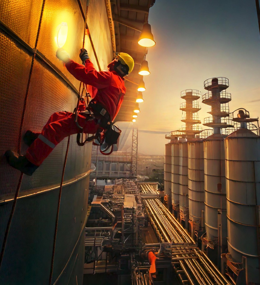 Rope access technician LED